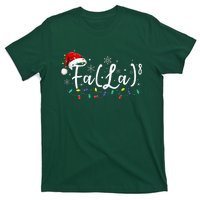 Fa (La)8 Funny Christmas Santa Fa La Math Teacher Student T-Shirt