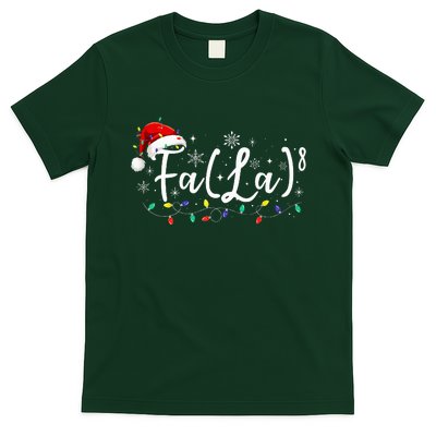 Fa (La)8 Funny Christmas Santa Fa La Math Teacher Student T-Shirt