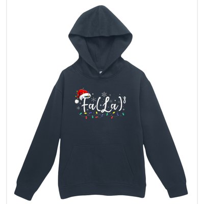 Fa (La)8 Funny Christmas Santa Fa La Math Teacher Student Urban Pullover Hoodie