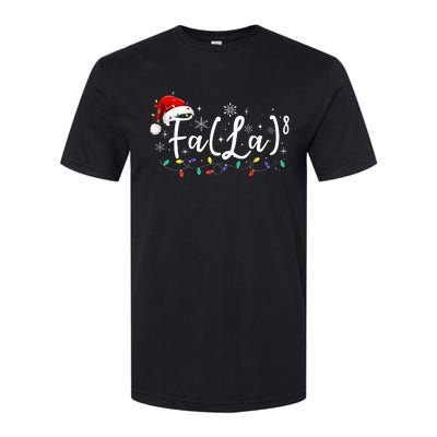 Fa (La)8 Funny Christmas Santa Fa La Math Teacher Student Softstyle® CVC T-Shirt