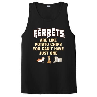 Ferret Lover Funny Gift Just One Ferrets Mom Great Gift PosiCharge Competitor Tank