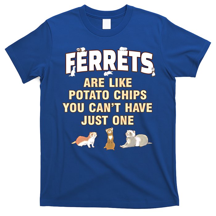 Ferret Lover Funny Gift Just One Ferrets Mom Great Gift T-Shirt