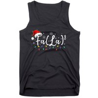 Fa (La)8 Funny Christmas Santa Fa La Math Teacher Student Tank Top