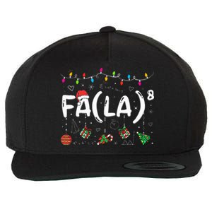 FA (LA)8 Funny Christmas Santa Fa La Math Teacher  Wool Snapback Cap