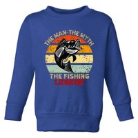 Fishing Legend Funny Freshwater Fish Lover Toddler Sweatshirt