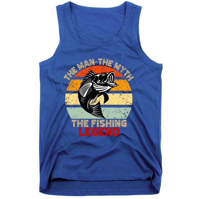 Fishing Legend Funny Freshwater Fish Lover Tank Top