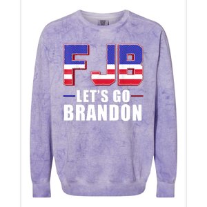 FJB Let's Go Brandon Colorblast Crewneck Sweatshirt