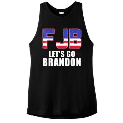 FJB Let's Go Brandon Ladies PosiCharge Tri-Blend Wicking Tank