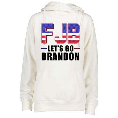 FJB Let's Go Brandon Womens Funnel Neck Pullover Hood