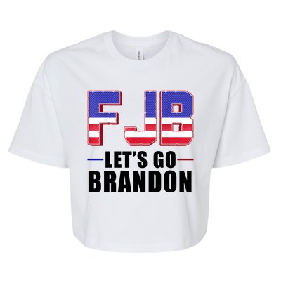 FJB Let's Go Brandon Bella+Canvas Jersey Crop Tee