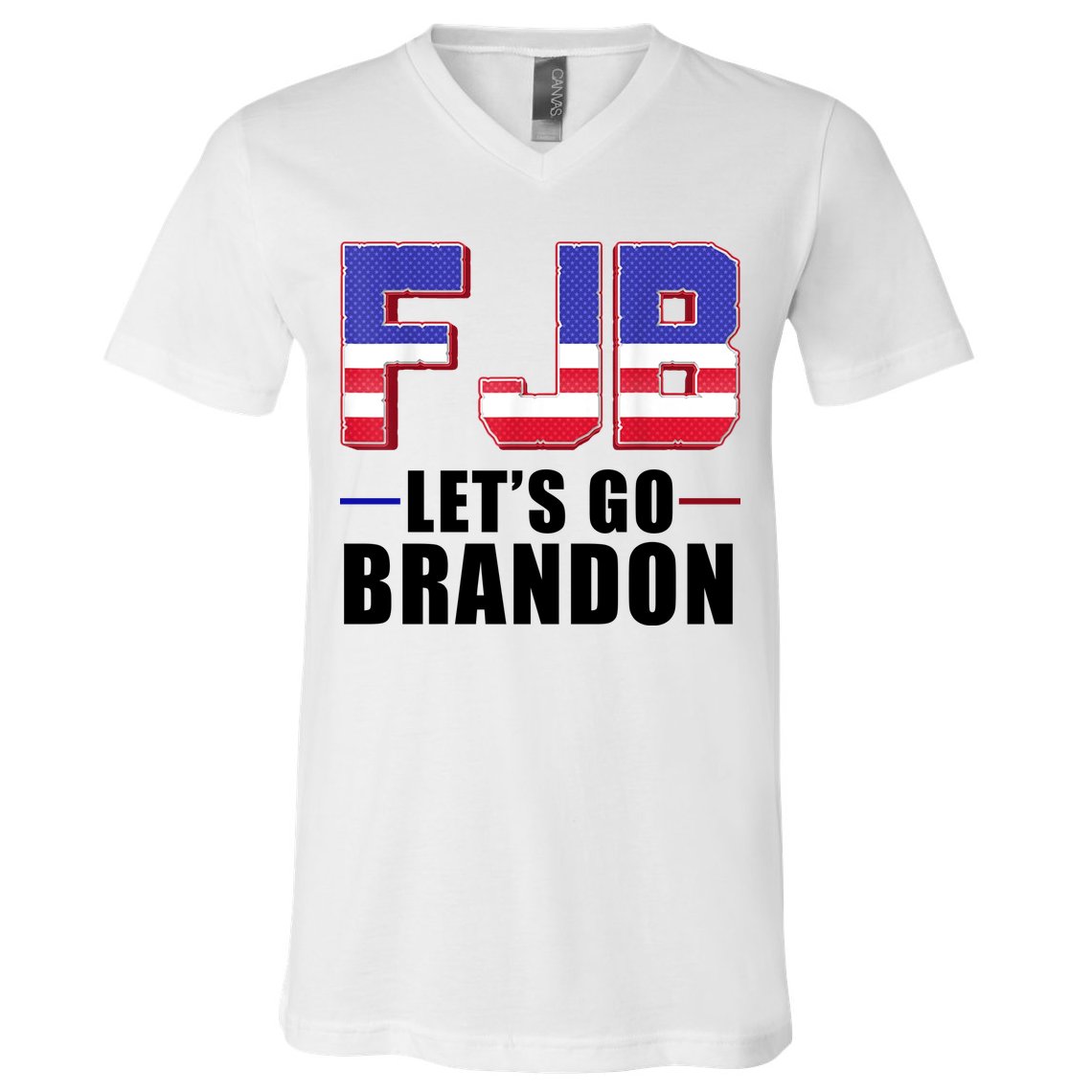 FJB Let's Go Brandon V-Neck T-Shirt
