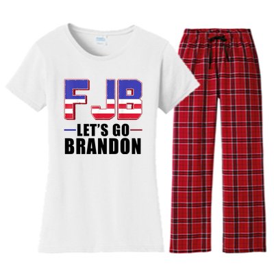 FJB Let's Go Brandon Women's Flannel Pajama Set