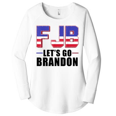 FJB Let's Go Brandon Women's Perfect Tri Tunic Long Sleeve Shirt