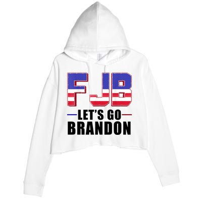 FJB Let's Go Brandon Crop Fleece Hoodie