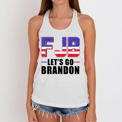 FJB Let's Go Brandon Women's Knotted Racerback Tank