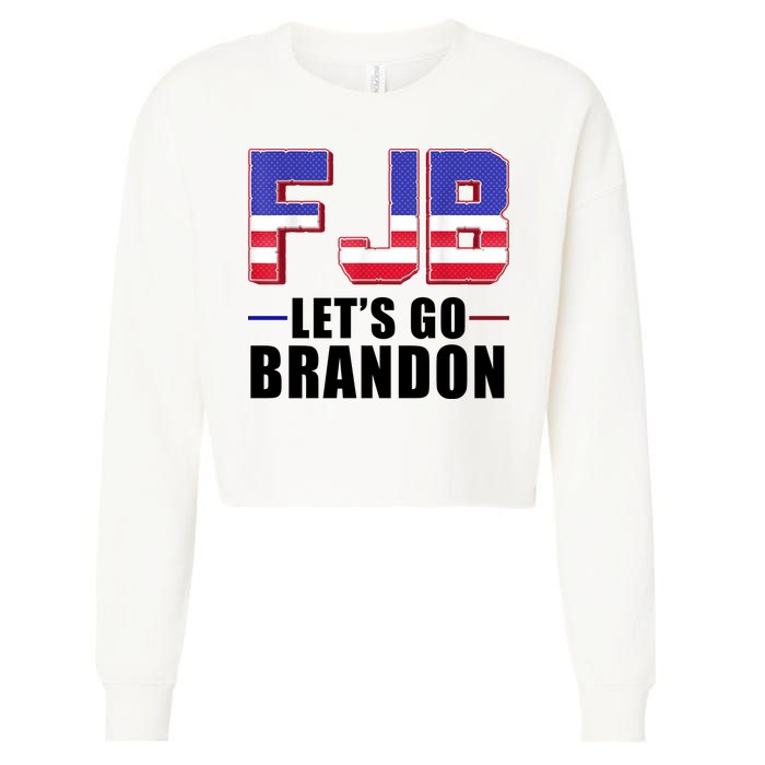 FJB Let's Go Brandon Cropped Pullover Crew