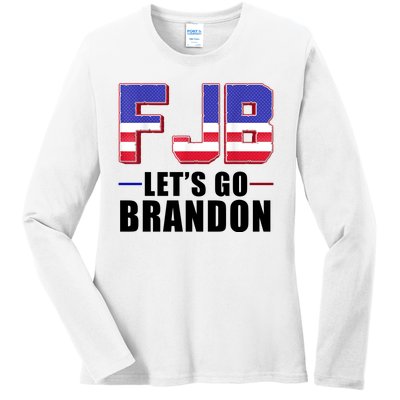 FJB Let's Go Brandon Ladies Long Sleeve Shirt