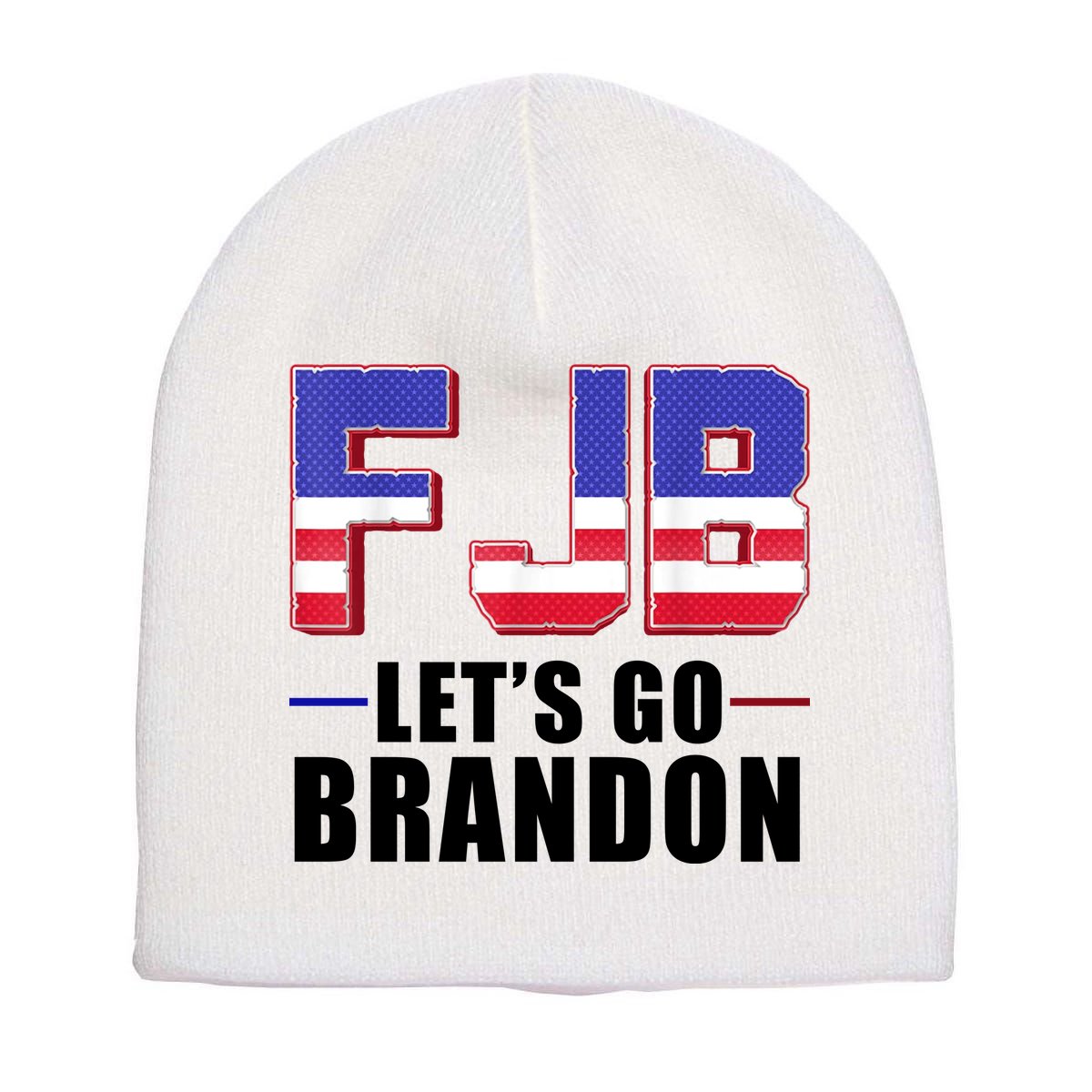 FJB Let's Go Brandon Short Acrylic Beanie