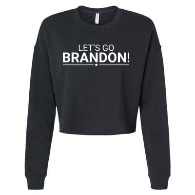 Funny Let's Go Brandon Conservative Cropped Pullover Crew