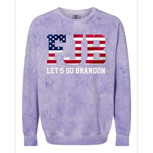 FJB Let's Go Brandon Biden Chant Funny Colorblast Crewneck Sweatshirt