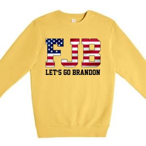 FJB Let's Go Brandon Biden Chant Funny Premium Crewneck Sweatshirt