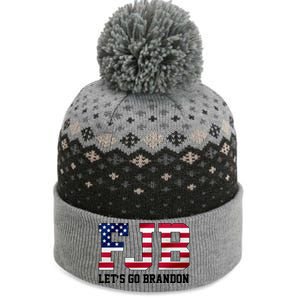 FJB Let's Go Brandon Biden Chant Funny The Baniff Cuffed Pom Beanie