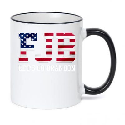 FJB Let's Go Brandon Biden Chant Funny 11oz Black Color Changing Mug