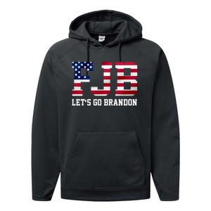 FJB Let's Go Brandon Biden Chant Funny Performance Fleece Hoodie