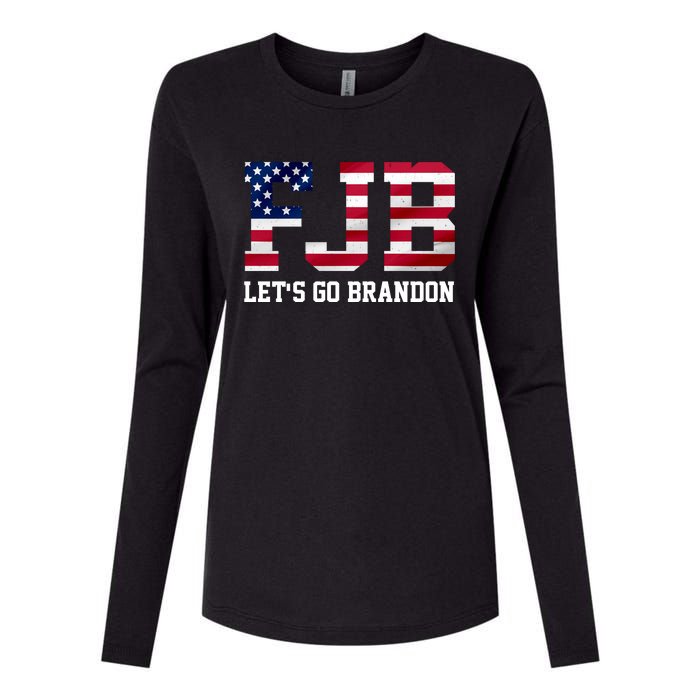 FJB Let's Go Brandon Biden Chant Funny Womens Cotton Relaxed Long Sleeve T-Shirt