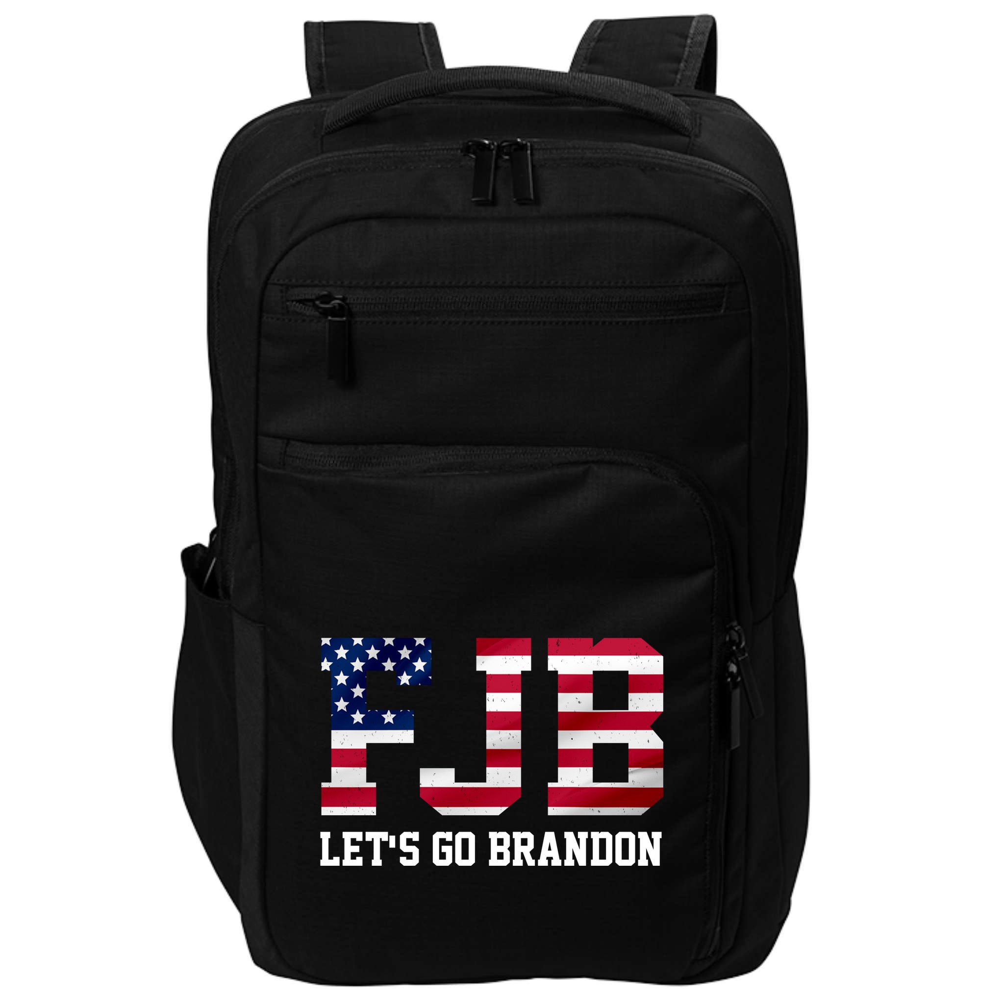 FJB Let's Go Brandon Biden Chant Funny Impact Tech Backpack