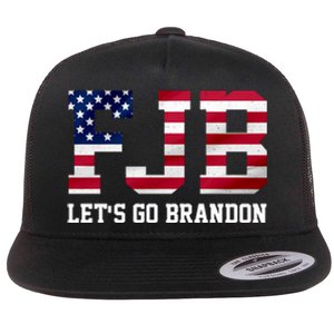 FJB Let's Go Brandon Biden Chant Funny Flat Bill Trucker Hat