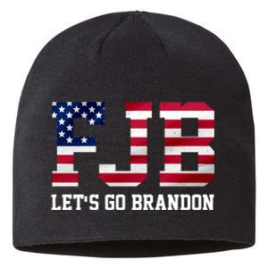 FJB Let's Go Brandon Biden Chant Funny Sustainable Beanie