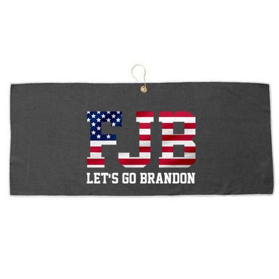 FJB Let's Go Brandon Biden Chant Funny Large Microfiber Waffle Golf Towel
