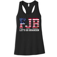 FJB Let's Go Brandon Biden Chant Funny Women's Racerback Tank