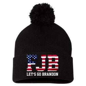 FJB Let's Go Brandon Biden Chant Funny Pom Pom 12in Knit Beanie