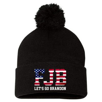 FJB Let's Go Brandon Biden Chant Funny Pom Pom 12in Knit Beanie