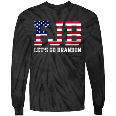 FJB Let's Go Brandon Biden Chant Funny Tie-Dye Long Sleeve Shirt