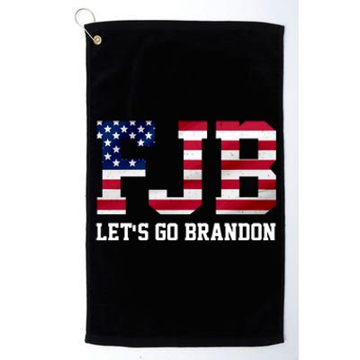 FJB Let's Go Brandon Biden Chant Funny Platinum Collection Golf Towel