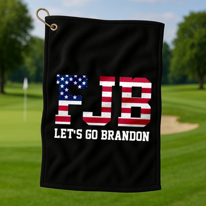 FJB Let's Go Brandon Biden Chant Funny Golf Towel