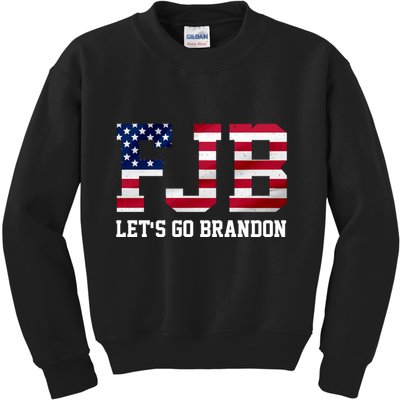 FJB Let's Go Brandon Biden Chant Funny Kids Sweatshirt