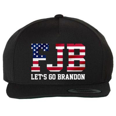 FJB Let's Go Brandon Biden Chant Funny Wool Snapback Cap