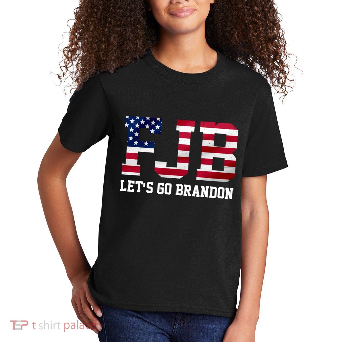FJB Let's Go Brandon Biden Chant Funny Kids T-Shirt
