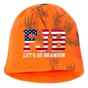 FJB Let's Go Brandon Biden Chant Funny Kati - Camo Knit Beanie