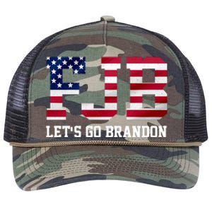 FJB Let's Go Brandon Biden Chant Funny Retro Rope Trucker Hat Cap