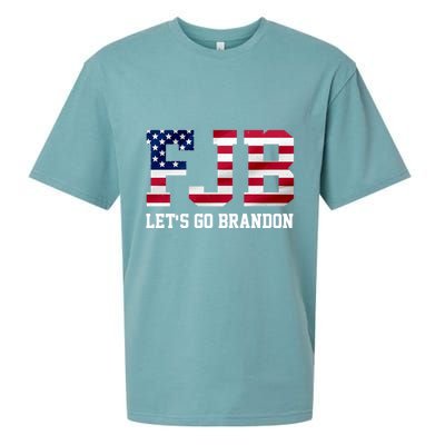 FJB Let's Go Brandon Biden Chant Funny Sueded Cloud Jersey T-Shirt