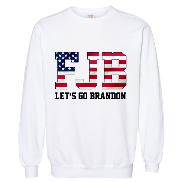 FJB Let's Go Brandon Biden Chant Funny Garment-Dyed Sweatshirt