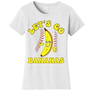 Funny Lets Go Bananas Cute Banana Women's T-Shirt