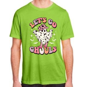 Funny Let’S Go Ghouls Halloween Retro Spooky Cow Great Gift Adult ChromaSoft Performance T-Shirt