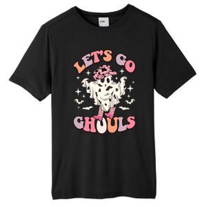 Funny Let’S Go Ghouls Halloween Retro Spooky Cow Great Gift Tall Fusion ChromaSoft Performance T-Shirt