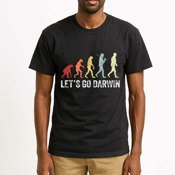 Funny LetS Go Darwin Charles Darwin Quote Evolution Tall T-Shirt